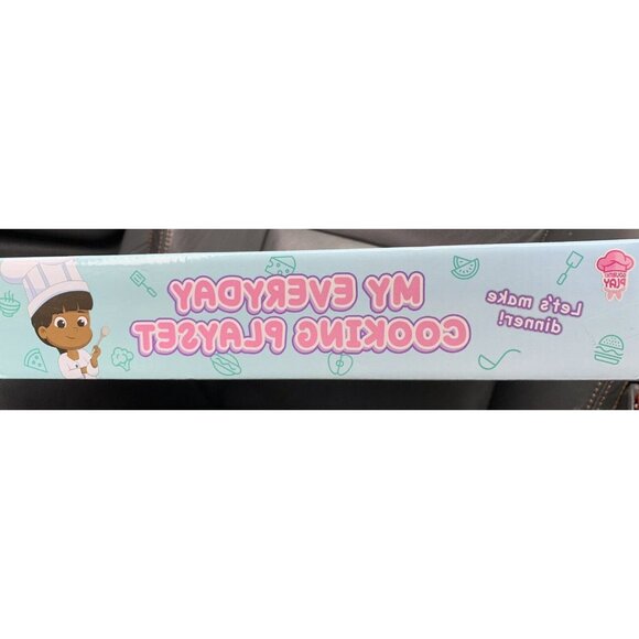 Pink Tea Party Playset Toy -  10-Pieces Cups, Spoons, Plates, Donuts Cookie NIB” - Picture 4 of 4